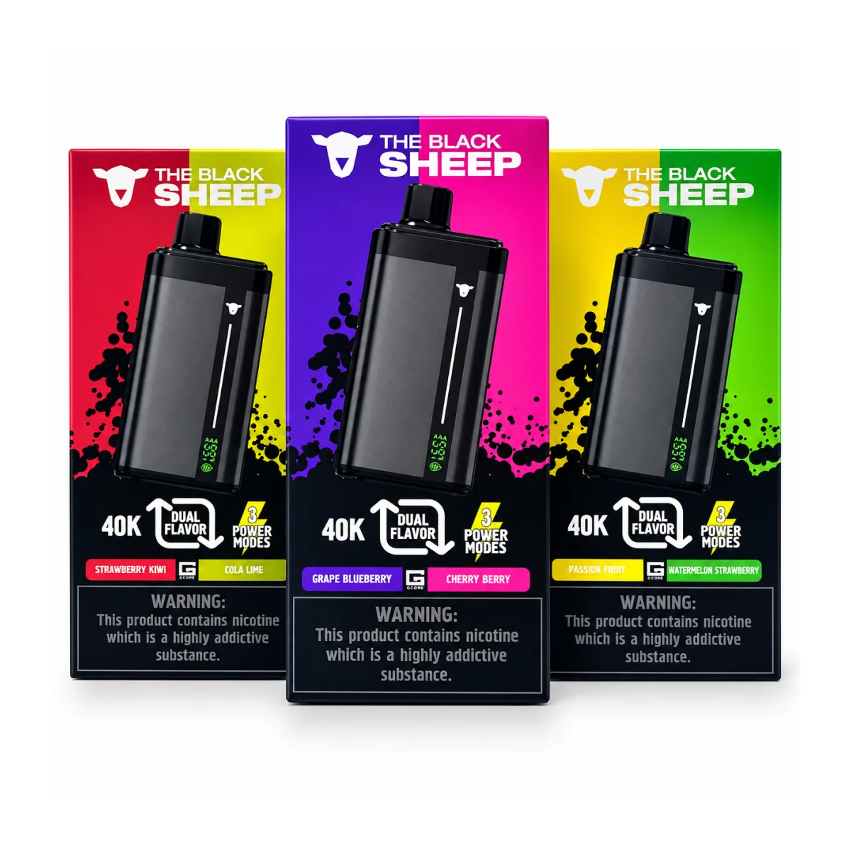Black Sheep dual Black Sheep 40k Grape × Grape mango